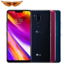 Orijinal LG G7 ThinQ G710N 6.1 inç Octa çekirdek 4GB RAM 64GB ROM LTE 4G 16MP çift arka kamera Android Unlocked cep telefonu