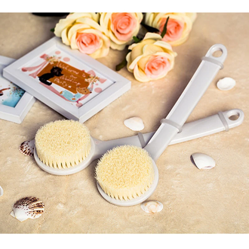 

Nylon soft hair long handle back massage bath brush exfoliating adult bath brush simple back lazy bath brush