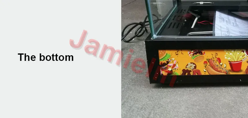 Curved Glass Warming Display