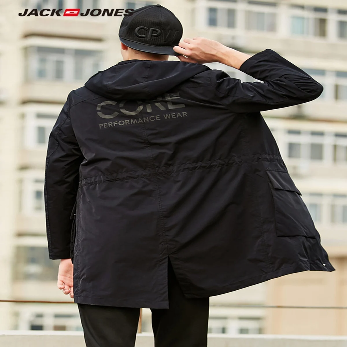 Najtaniej JackJones jesień zima mężczyźni odwracalne długi z kapturem zimowa bawełna kurtka płaszcz parka ubrania | 218309502