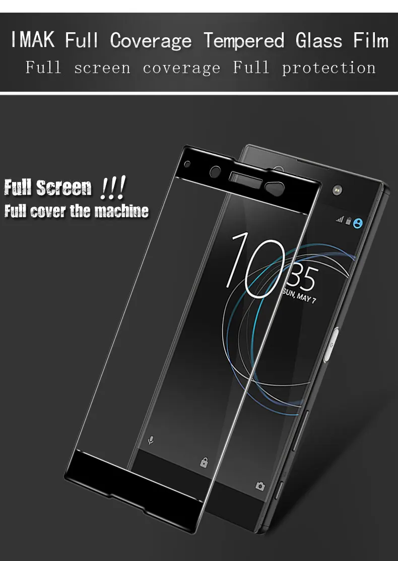 For Sony Xperia XA1 Ultra Glass Screen Protector iMAK Anti Explosion