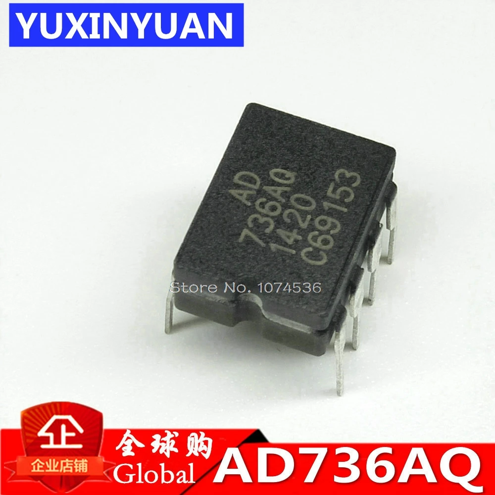 Конвертер AD736JNZ AD736JN AD736AQ cdip8 4-канальный мультиплексный преобразователь AD736 DIP8 10