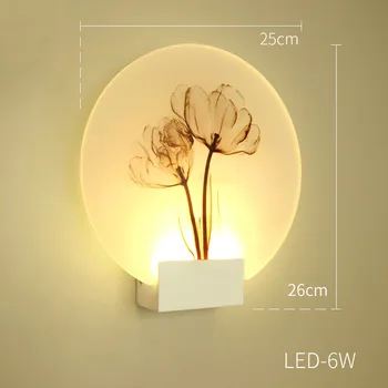 

wall mounted lights flower bedside wall lights Stair Corridor Porch Nordic Home LED Lighting bedside sconces