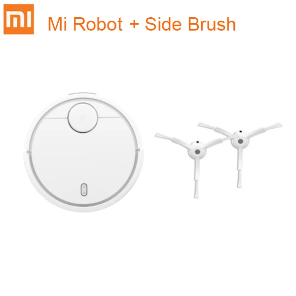 Глобальная версия Xiaomi mi робот-пылесос для дома автоматическая подметание с телефоном mi jia wifi Пульт дистанционного управления стерилизация пыли - Цвет: Add Side Brush