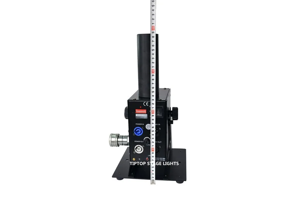 Máquina de Swing Ângulo de Pulverização de Controle Tanque de Gás de Alimentação Freeshipping 2 Unidades Único Tubo Co2 Jet Dmx 512 2ch Power In e out Cabo um 22 co2 jet machine