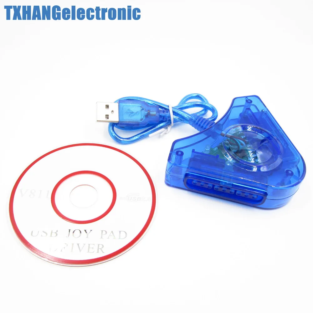 Двойной PS1 PS2 Plasation 2 к ПК USB игровой коврик Контроллер конвертер адаптер |