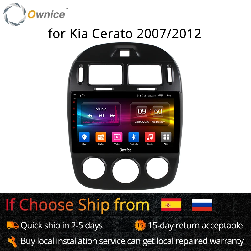Ownice K1 K2 Octa Core android 8 1 dvd gps навигация Мультимедиа для кіа cerato 2007 2012 2G Оперативная