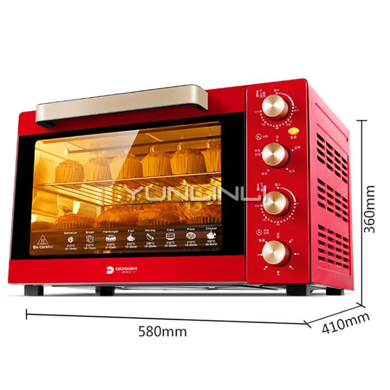 

Multifunctional Electric Oven 46L Household/Commercial Electric Baking Oven Mechanical Control Electric Baking Stove DR-64M