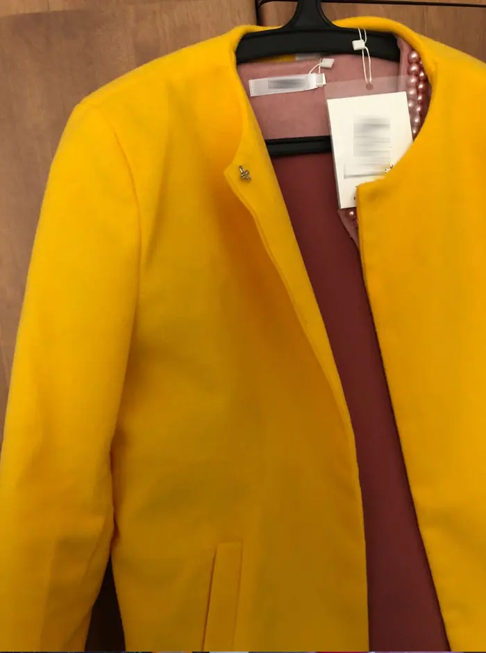 Fashion Round Neck Long Sleeve Women Coats S-XXL Solid Color Wool Blends Loose Cardigan Autumn Slim Thin Outerwear