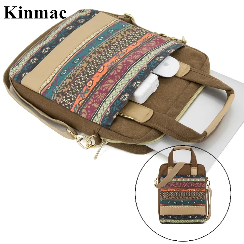 2017 National Style Kinmac Brand Vertical Messenger Bag Handbag,Case For 13.3&quot;Laptop,For MacBook ...
