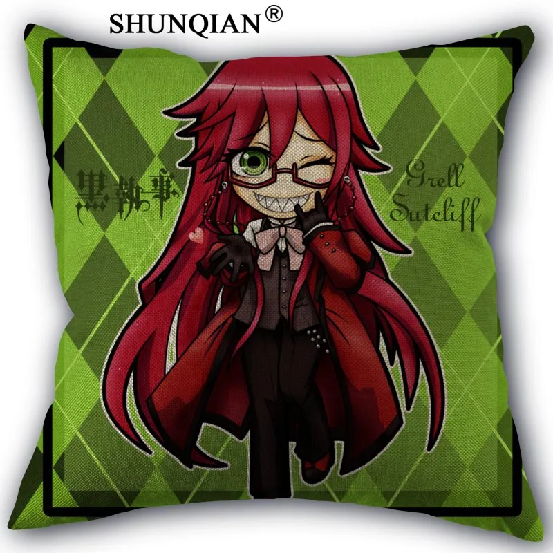 Grell Sutcliff хлопковая льняная Наволочка на заказ домашние текстильные украшения с одной стороны наволочки размером 45*45 см - Цвет: Pillow Cover