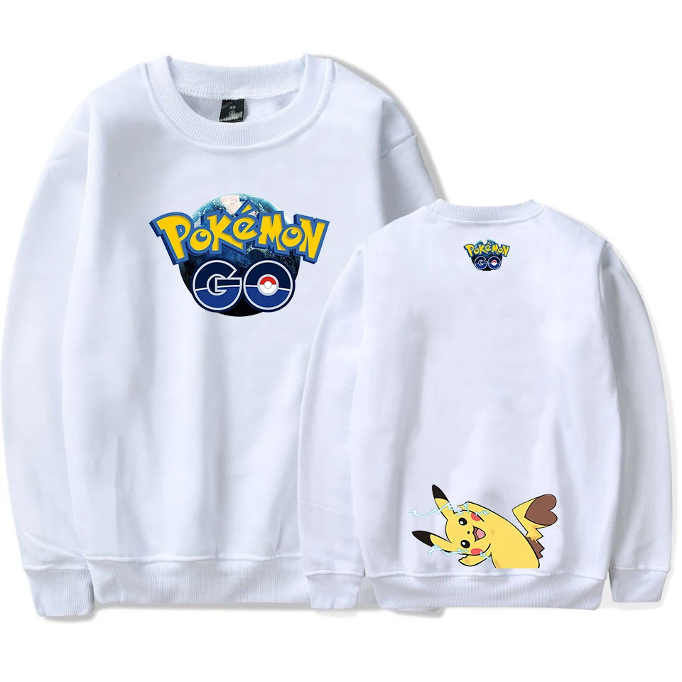 

2019 HIP HOP FASHION Anime Pokemon series New paragraph hoodie women / men's long-sleeved hooded Sweatshirt trend casual wear
