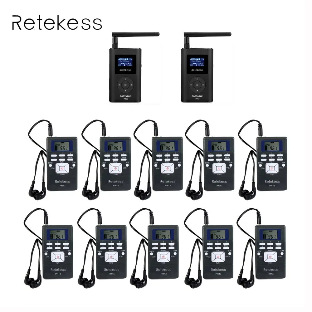 

RETEKESS Wireless Emission Conference System Simultaneous Interpretation for Meeting Business FM Radio for Tour Guide System