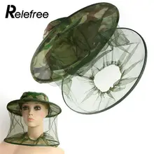 Bug Insect Mosquito Fly Resistance Net Mesh Face Fishing Hunting Outdoor Camping Hiking Hat Protector Cap Camouflage