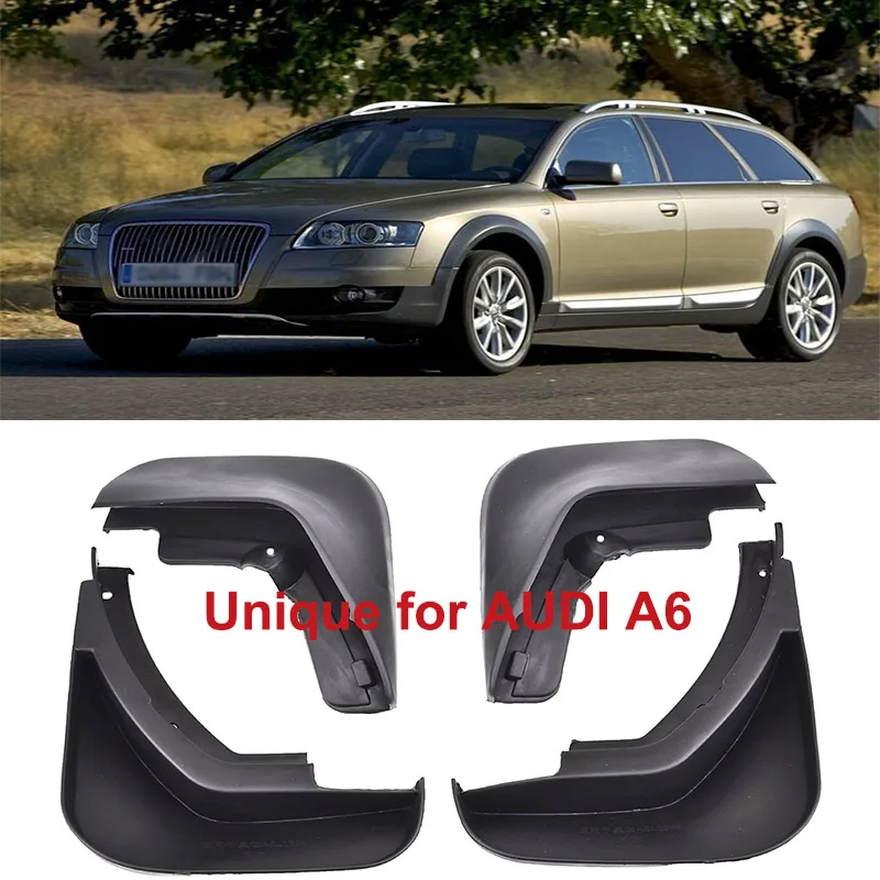

AUDEW Car Front Rear Mud Flaps Unique For AUDI A6 C6 2006 2007 2008 2009 2010 SEDAN Mudflaps Splash Guards Auto Mudguards
