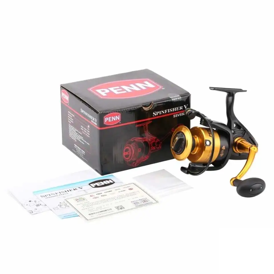 PENN Spinfisher VI SSVI 2500-10500 İplik balıkçılık Reel orijinal tam Metal  gövde 5 + 1BB IPX5 mühürlü tasarım deniz tuzlu su makarası - AliExpress