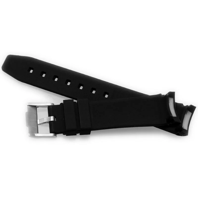 20mm 21mm nature Rubber Silicone Watch band Buckle Watchband For Daytona Submariner Deepsea Gmt Seamarster Oysterflex Strap