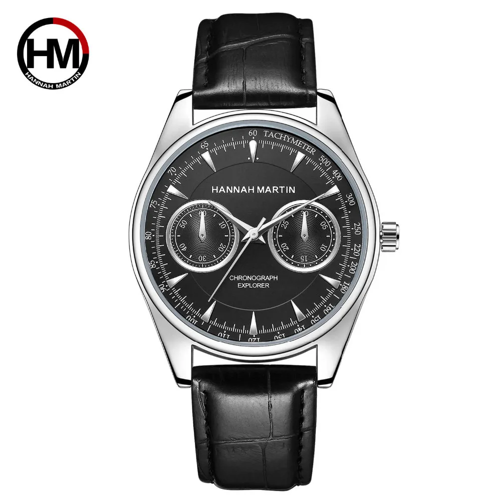 

Dropshipping Pilot Explorer Men Sport New Wrist Watch Leather Business Casual Fashion Brown Quartz Waterproof Relogio Masculino