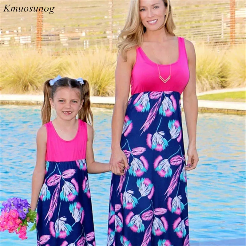 Mommy-and-me-clothes-Patchwork-Flroal-print-Dress-Family-Look-Mother-daughter-dresses-Mother-and-daughter.jpg_640x640