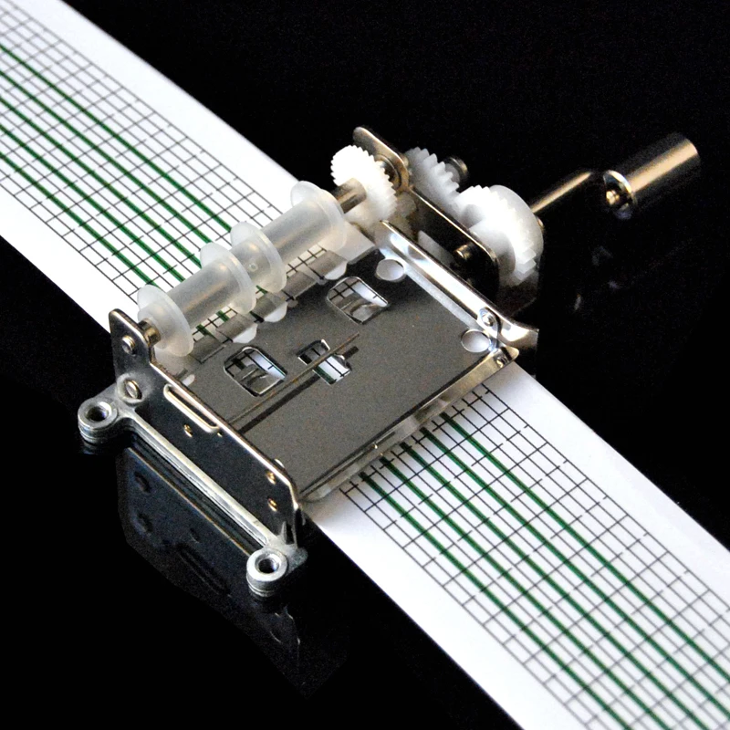 10 sets Tune Tape Hand Crank Music Mechanical Musical Box Set with Hole