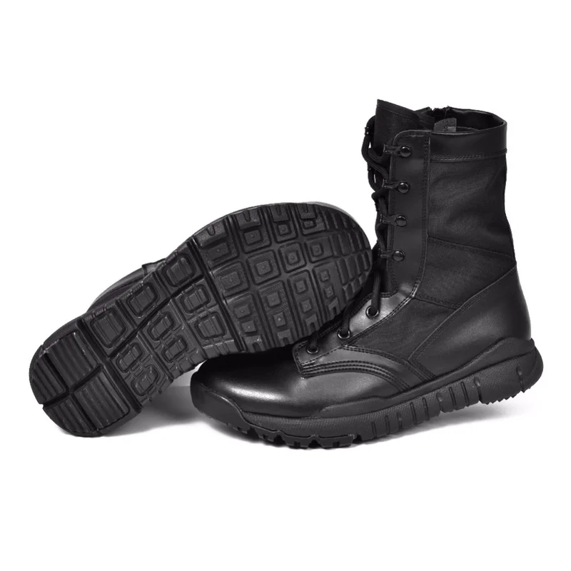 163 Suede Bottes Hommes Armée Imperméables Force De Spéciale Tactique Militaire En Désert Combat sand Plein black Automne Chaussures Cheville Air Hh Noir qw41XI