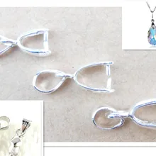 Серебро 925 пробы, 10 шт. в партии, размер S-M-L, ручная работа, ювелирное изделие, 925 штампованное серебро, соединитель, зажим, подвеска