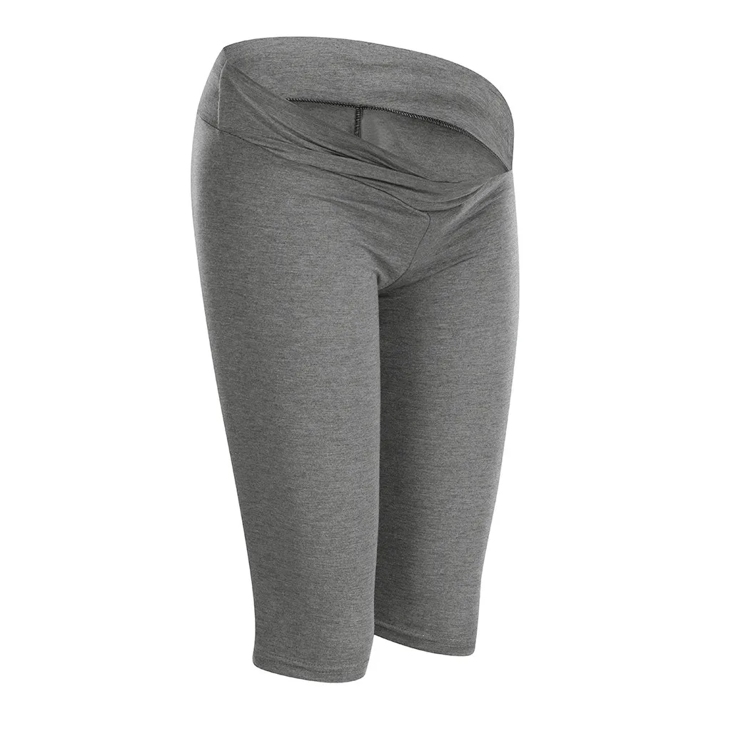 Штаны для беременных и матерей после родов, брюки с высокой талией, однотонные укороченные брюки zwangerschaps kleding# y3* 1