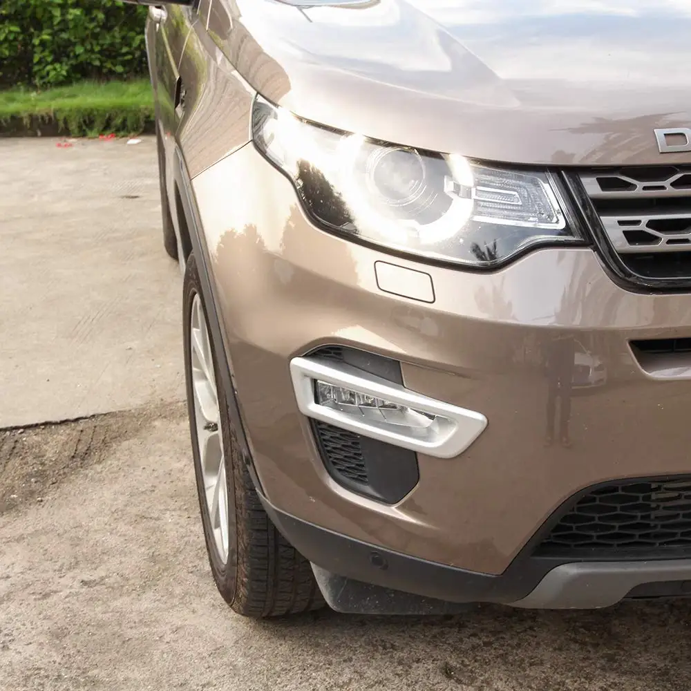 ABS Хром Передняя противотуманная фара рамка Крышка Накладка для Land Rover Дискавери Спорт