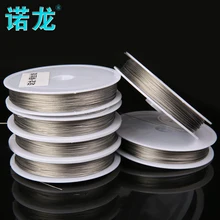 Стальная рыболовная леска с пластиковым покрытием, супер прочная леска, износостойкая леска, рыболовная леска