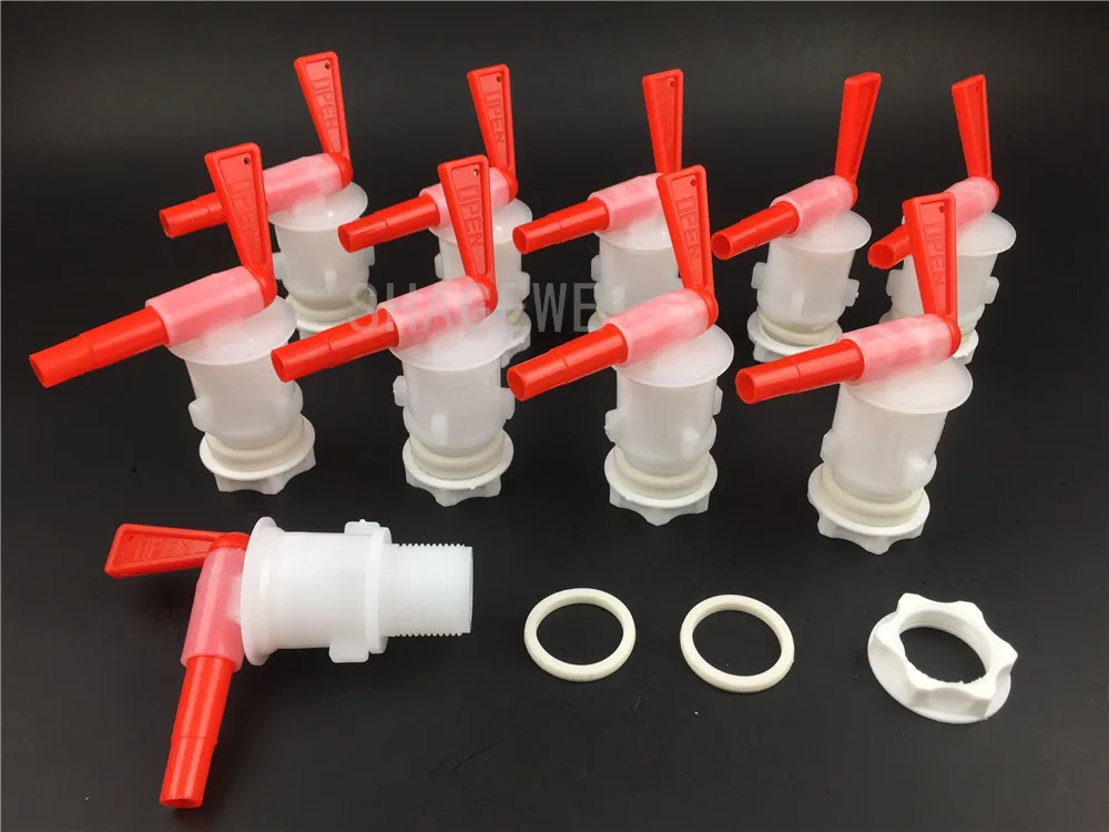 10pcslot Plastic Spigot Beer Brew Bottling Bucket Tap Homebrew Bar Accesories