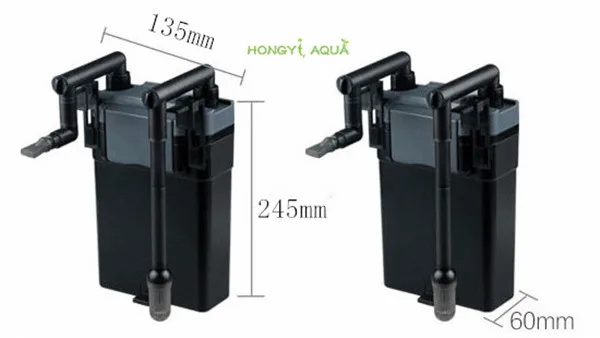 1 шт SUNSUN HBL-801 6 Вт аквариумный вставной фильтр Отключение звука фильтр ведро повесить на фильтр многоступенчатый фильтр регулируемый поток