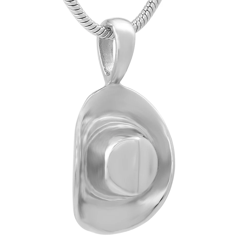 KSJ9721 ковбойская шляпа подвеска с винтом для Hold Ashes Memorial Urn крутое мужское ожерелье