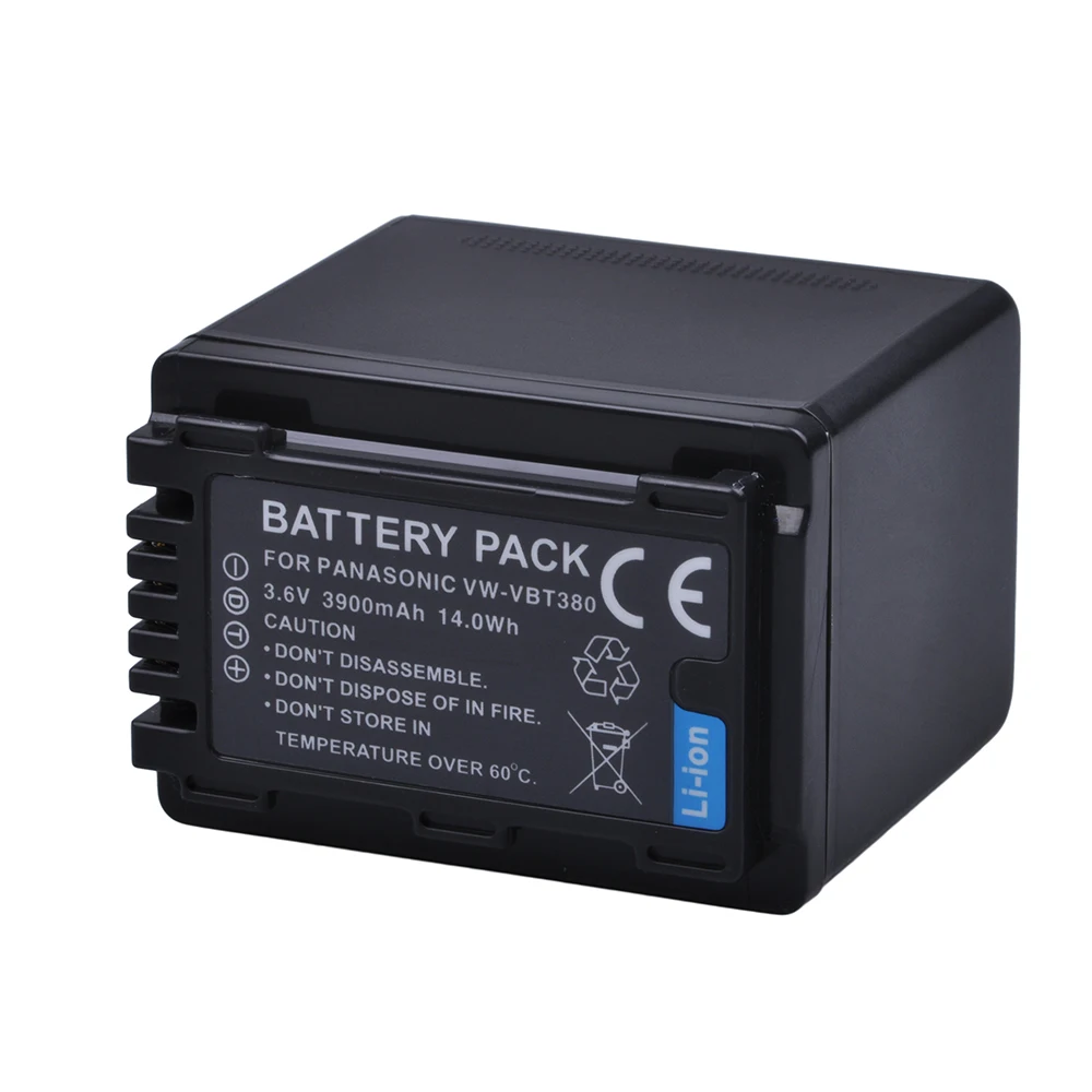 Carregador de Bateria de Íon de Lítio Vbt3802x3900mah 2x - Image 2