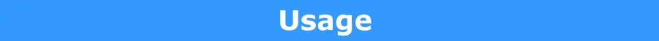 usage