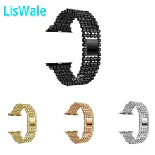 Роскошные Дизайн шнур, ремешок для Apple Watch iwatch серии 1/2 группа с подключением адаптера для Женская мода Стиль наручные