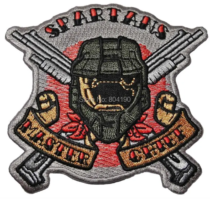 

3.25" HALO Spartans Master Chief COSTUME Uniform TV punk rockabilly applique sew on/ iron on patch clothing