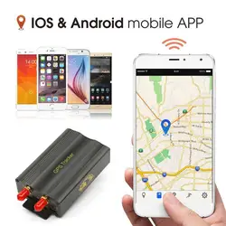 GPS SMS GPRS в режиме реального времени Tracker Кобан TK103A оригинальный квада sd слот для карт Anti-Theft Motion сигнал тревоги SMS GPS Карро де pista