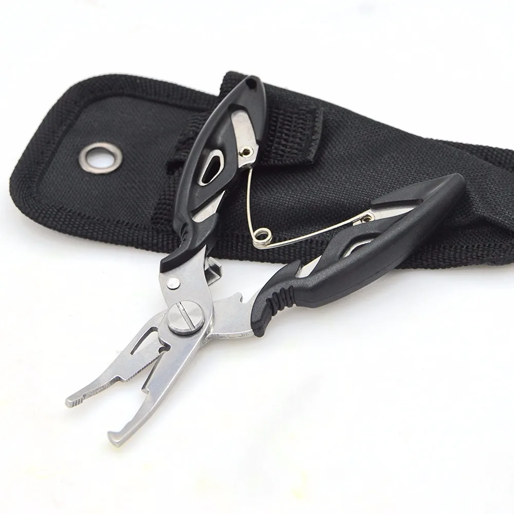 HiUmi 4.9 Stainless Steel Fishing Pliers Scissors Line Cutter