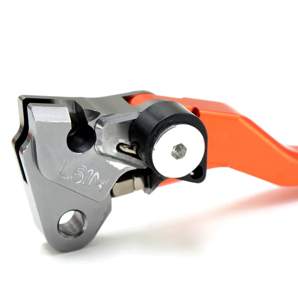 Motorcycle CNC Billet Pivot Foldable Clutch Brake Levers For KTM 250SXF SX 250XC 250XCF 350SXF XCF XCFW 400XCW EXC Black