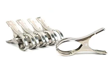 

[Free shipping] Middle Size Anti-wind Stainless Steel Clips,Metal Clips for Hanger (20 pairs/Lot)