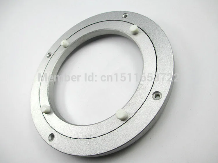 free shipping 8'' /200mm Quiet and Smooth Solid Hardware Aluminum Round Lazy Susan Bearing