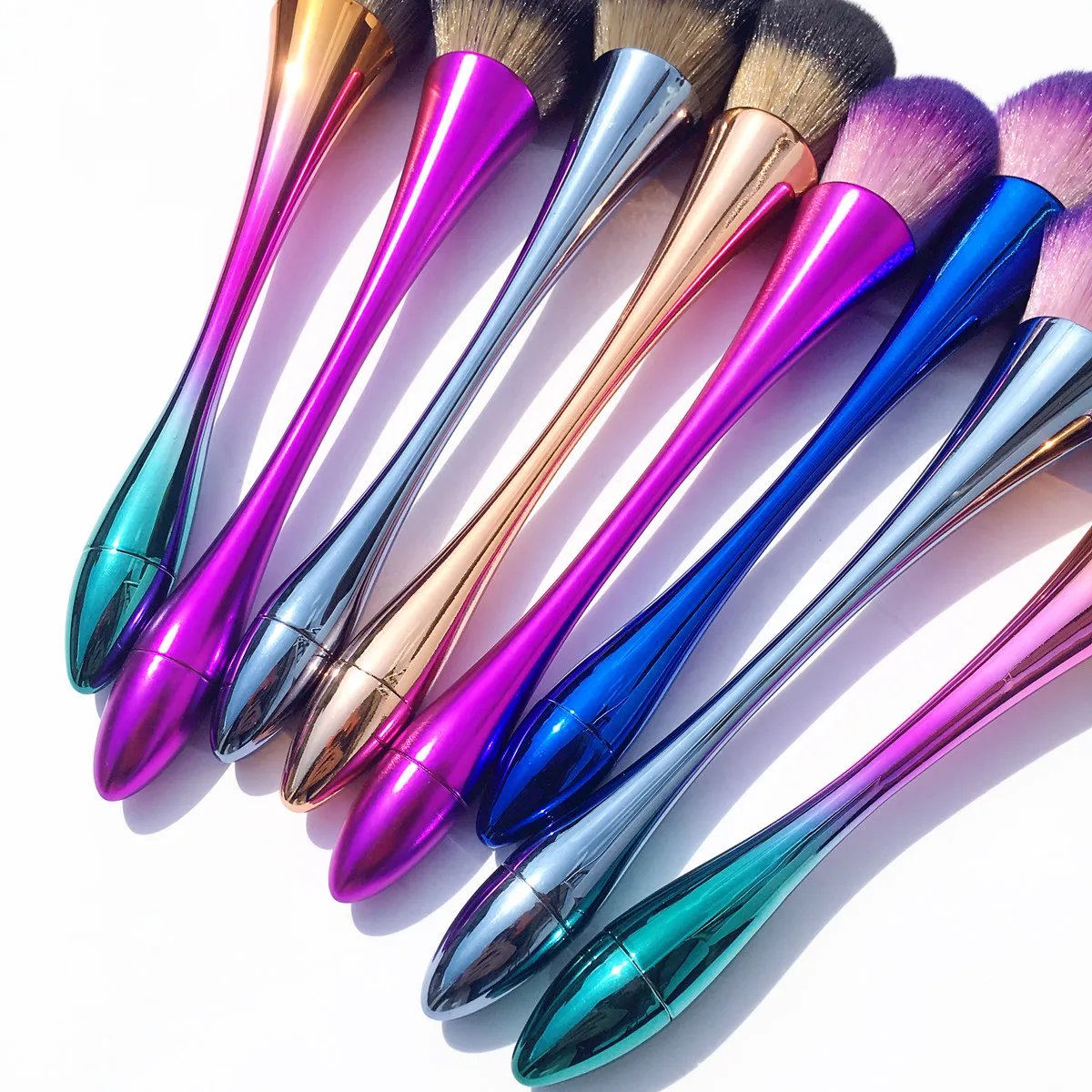 

1PC Hot Face Blush Powder Foundation Eyebrow 12 color Handle Cosmetic Large Brush Makeup Tools for Women Lady Girl