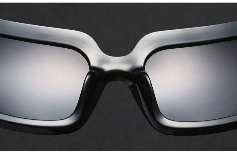 Неправильная квадратная оправа, модные солнцезащитные очки для мужчин и женщин, Оттенки UV400, винтажные очки 45724