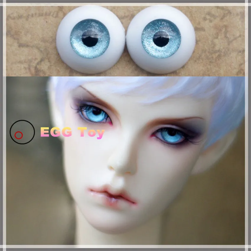 1 пара BJD eyes 12 мм 14 мм 16 мм 18 мм 20 мм 22 мм акриловый глаз мяч для BJD куклы ручной работы металлический глаз ледяной синий глаз 1/4 1/6 SD кукла