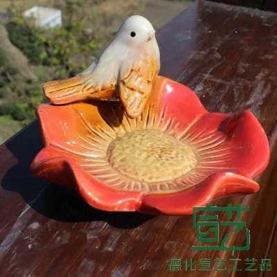 

Rural bird ceramic crafts ashtray key jewelry collection plate household furnishings especially crafts sculpture statues Home