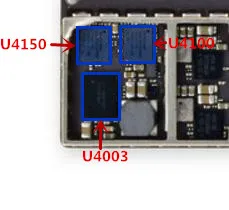

1set ( 3pcs ) U4100 U4150 U4003 touch ic for IPAD 6 AIR 2