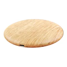 Portable Qi Wireless Charger Charging Slim Wood For Apple iPhone 7 8 Plus X Smart Phone