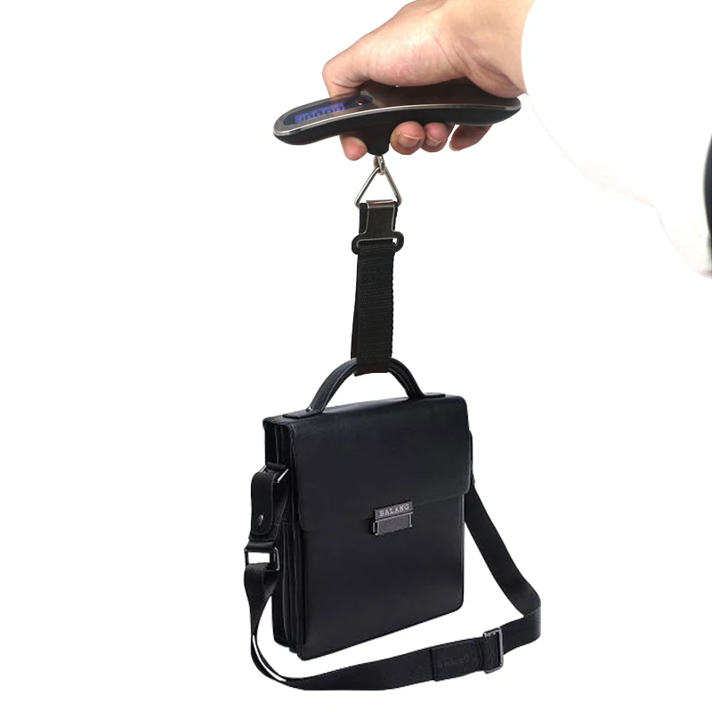 50 кг/10 г цифровой мини-ЖКД весы для багажа портативные электронные весы Путешествия шкала подвесного крючка