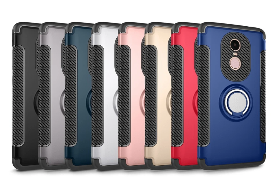 Fitted Case for Xiaomi Redmi Note 4X Magnetic Car Holder Case Finger Ring Stand Cover for Xiaomi Redmi 5 4X 4A Note 5 Pro Coque (9)