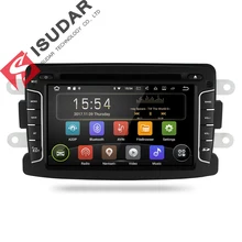 Isudar Car Multimedia Player GPS Android 8.1 Car Radio 1 Din For Dacia/Duster/Renault/Lada/Xray 2 DVD Player FM 2G RAM Quad Core